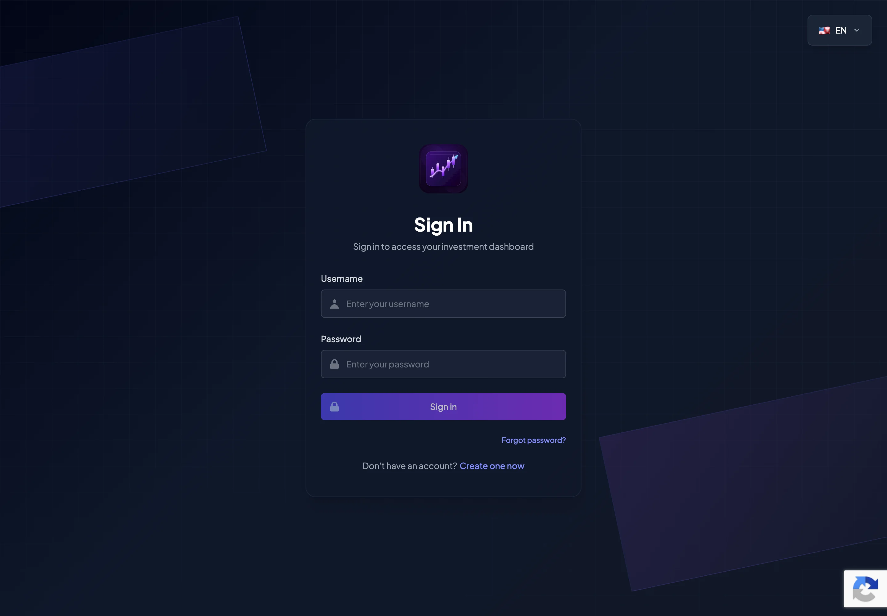 BrokerIG Sign In screen