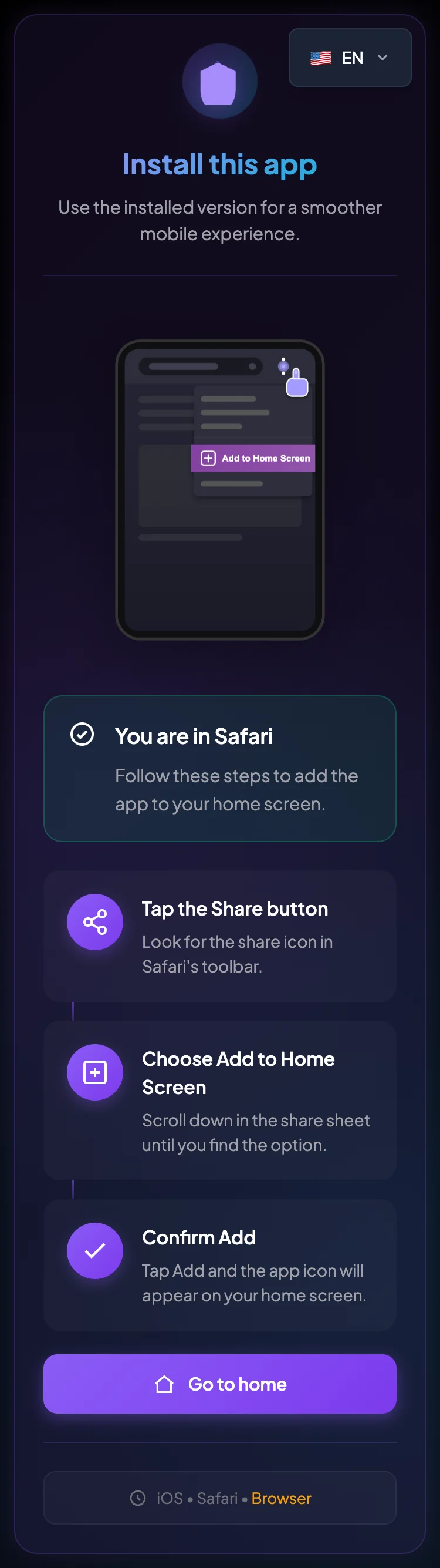 Install BrokerIG on an iPhone
